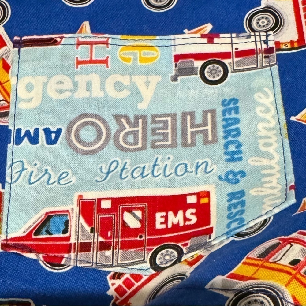 EUC Toddler Firefighter Overalls Rescue First Responder - Picture 4 of 5